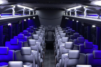 Miami Gardens Charter Bus Interior