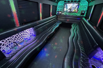 Miami Gardens Limo Bus Interior