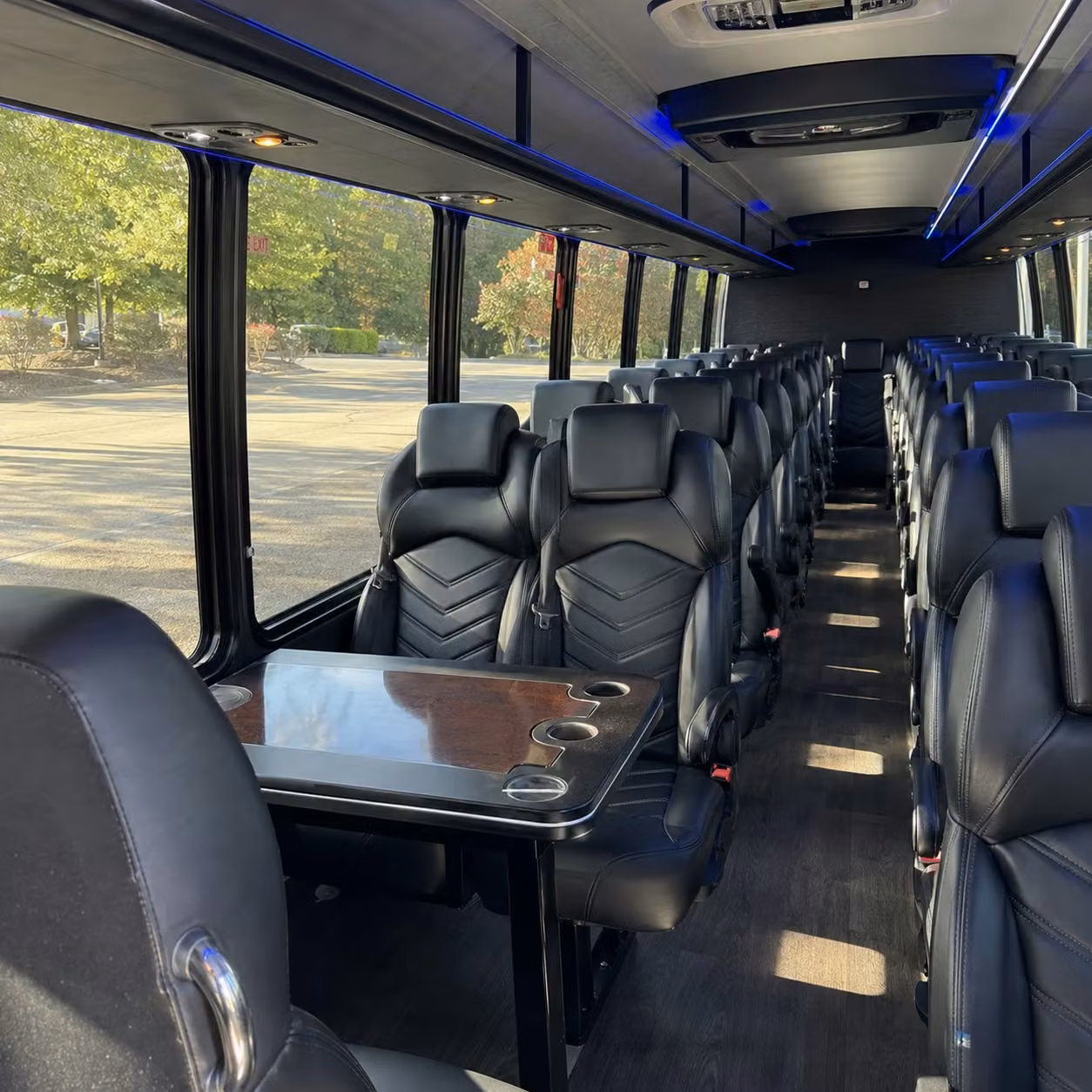 25 passenger minibus inside