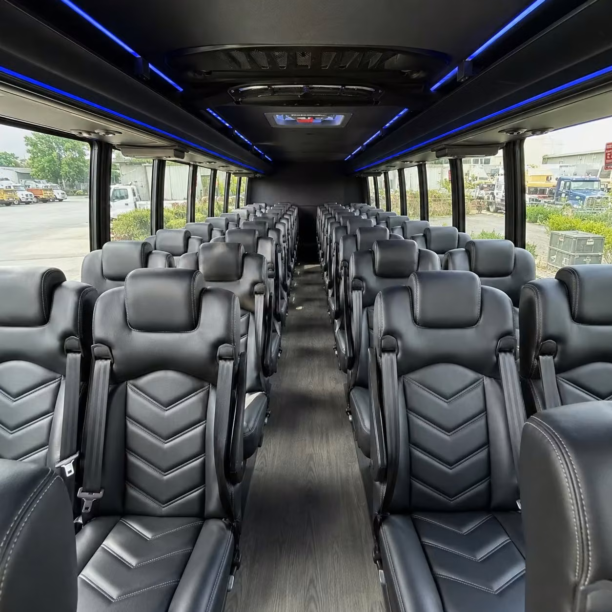 25 passenger minibus interior