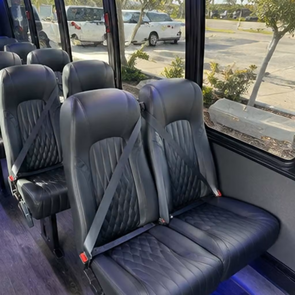 28 passenger minibus interior