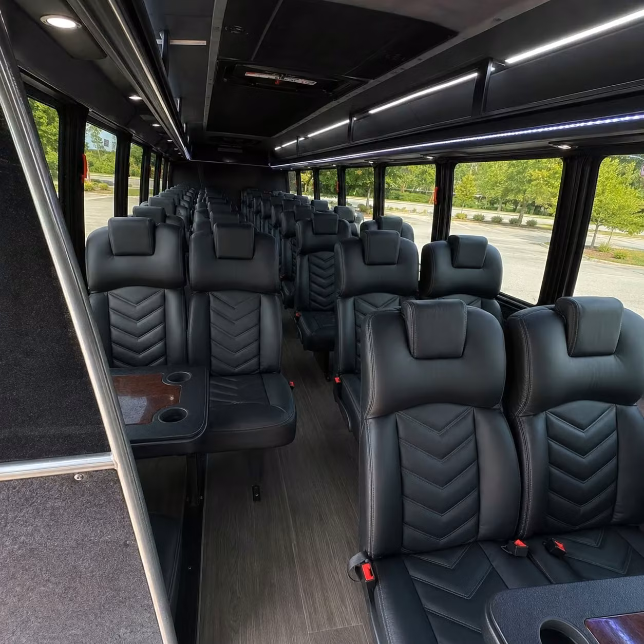 35 passenger minibus inside