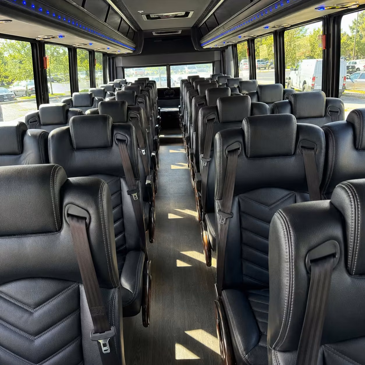 35 passenger minibus interior