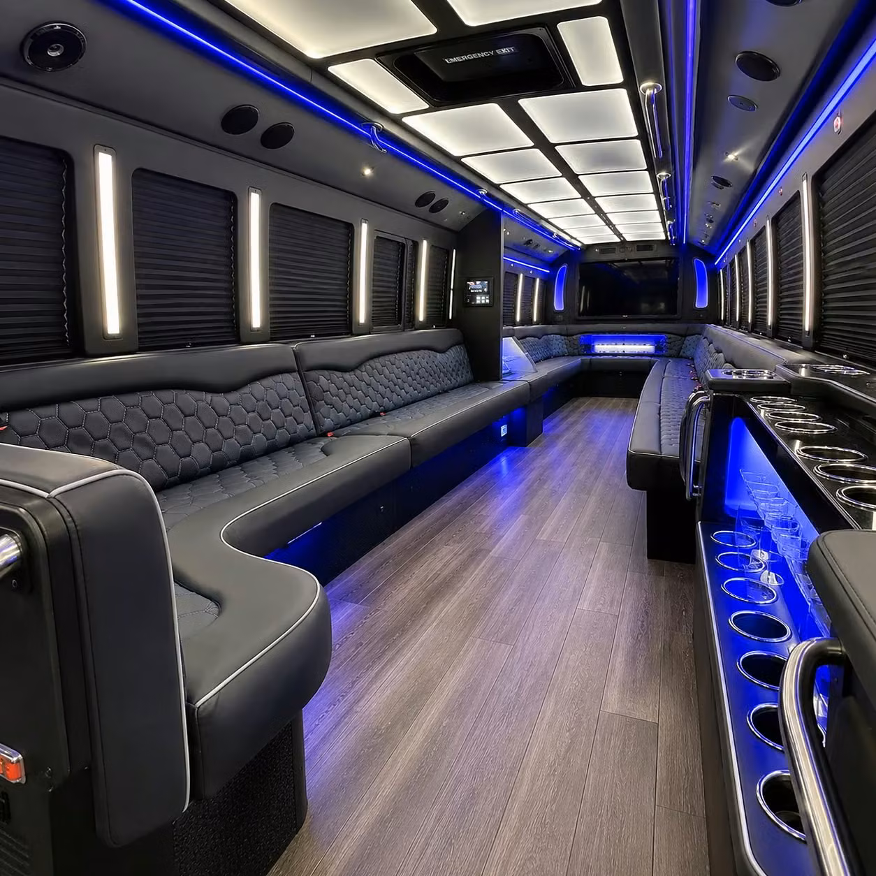 party bus interior