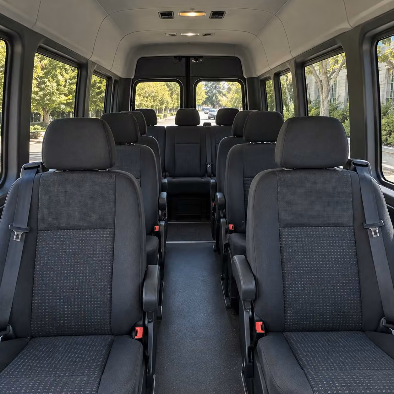 sprinter van with driver interior